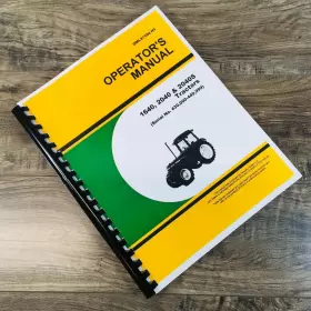 2040S PEACEFUL CREEK LLC Operators Manual Deere Tractor Book