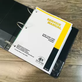 210C PEACEFUL CREEK LLC Service Operators Manual Set Deere #2