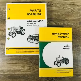 430U PEACEFUL CREEK LLC Operators Manual Set Deere Utility
