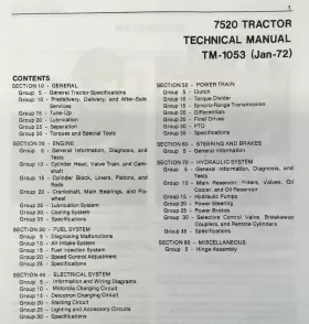 7520 PEACEFUL CREEK LLC Service Manual Deere Tractor Repair #2