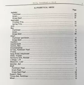 Gl-a PEACEFUL CREEK LLC Operators Manual Set Deere Gl Drill #2