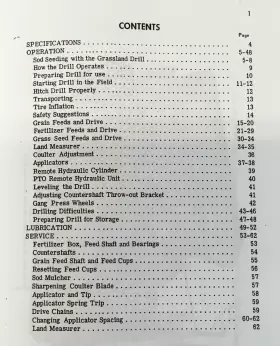 Gl-a PEACEFUL CREEK LLC Operators Manual Set Deere Gl Drill #3