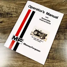 MF205-4 PEACEFUL CREEK Massey Ferguson Mf Tractor Operators