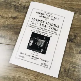 RC101 PEACEFUL CREEK Massey Harris Tractor Manual Catalog