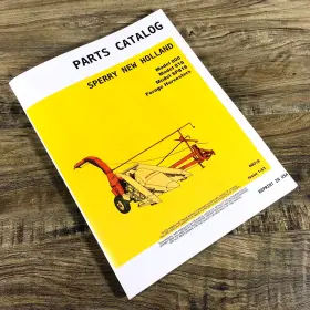 SP818 PEACEFUL CREEK Forage Harvester Manual Catalog Book