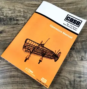 V170RGM PEACEFUL CREEK Rake Operators Manual Owners