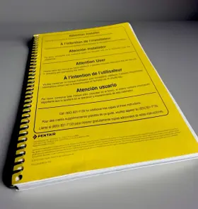 472592 PENTAIR MASTERTEMP Pool Spa Heater Operation Manual