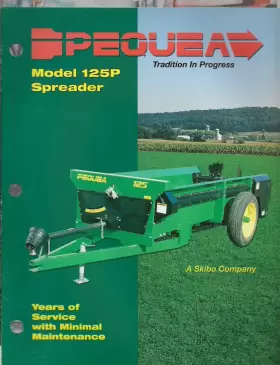 125P PEQUEA Manure Spreader Farm Specifications Brochure