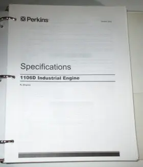 1106D PERKINS Diesel Engine Operators Service Manuals #2