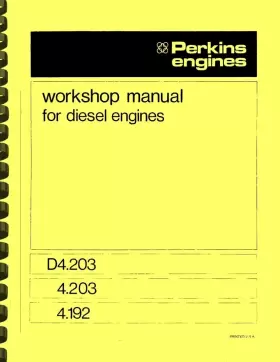 D4.203 PERKINS Diesel Engines Workshop Manual