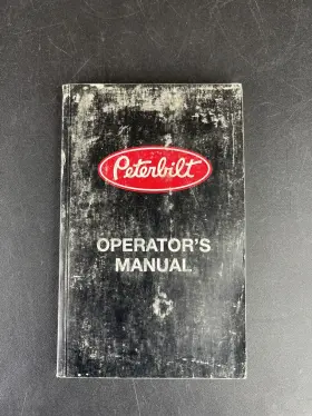 PB1317 PETERBILT Peterbuilt Operators Manual