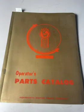 W923 PETERBILT Kenworth Operators Catalog Chassis Book