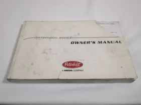 Y53-6004A PETERBILT Conventional Owners Manual