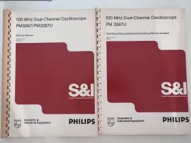 PM3267U PHILIPS Dual Channel Oscilloscopes Service Operating