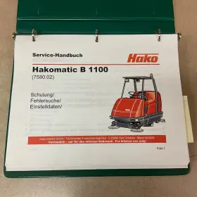 7580.02 POWER BOSS Hakomatic Service Repair Manual Sweeper