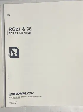 OSMRG27-35 Raycomfg Com Raco Manual Operations Service #3
