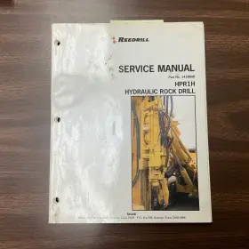 1418808 REEDRILL Hydraulic Drill Rig Service Repair Manual