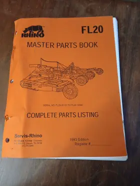 FL20 RHINO Master Book