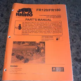 FR120 RHINO Manual Rotary Mower