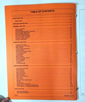SE15 RHINO Rotary Mower Operators Manual #3