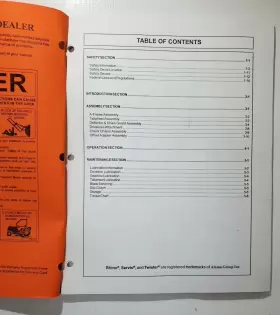 TW60 RHINO Rotary Mower Operators Manual #3
