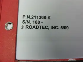 211368-K ROADTEC Eagle Electric Heat Screed Manual #3