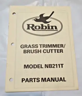 NB211T ROBIN Grass Brush Cutter Manual Illustrated