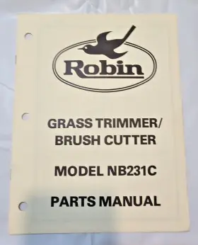 NB231C ROBIN Grass Brush Cutter Manual Illustrated