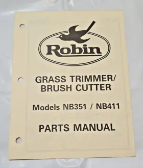 NB351 ROBIN Grass Brush Cutter Manual Illustrated