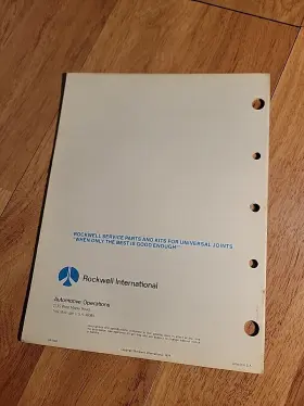 58WB ROCKWELL Joint Service Book Catalog #2