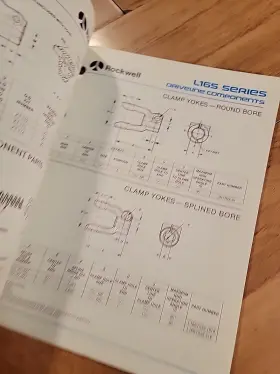 L16S ROCKWELL Driveline Service Book Catalog Driveshaft #3
