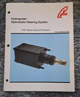 2753 ROSS Hydraguide Hydrostatic Steering Hgf Service Repair