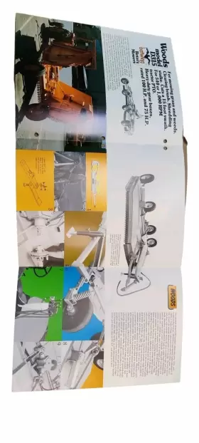D315 ROTARY Woods Hesston Batwing Mower Fold Brochure #2