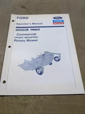 FM60 ROTARY Front Mower Operators