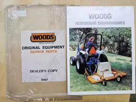 RM372 ROTARY Woods Mower Operators Manual Service #2