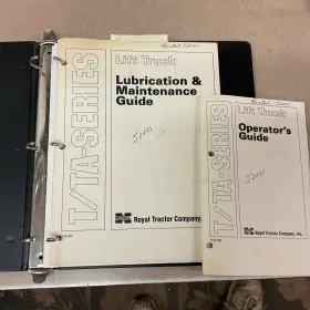 R32799 ROYAL Ta Fork Lift Manual Books Operator