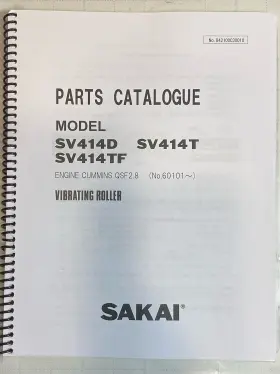 842100C30010 SAKAI Vibrating Roller Catalogue Cummins Engine