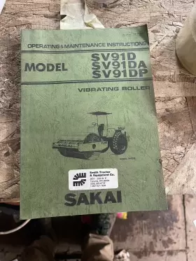 SV91DP SAKAI Manuals Books