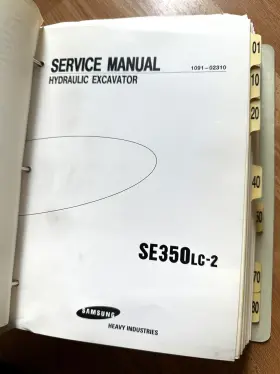 SE350LC-2 SAMSUNG Excavator Service Manual #2