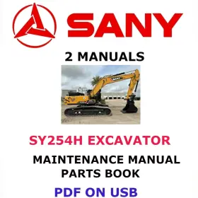 SY245H SANY Excavator Manual Book Pdf