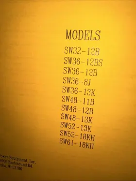 SW61-18KH SCAG Mowers Technical Manual Copy #2