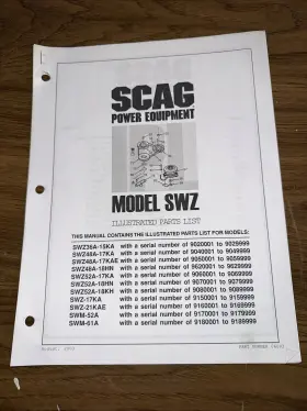 SWZ36A-15KA SCAG Swz Illustrated