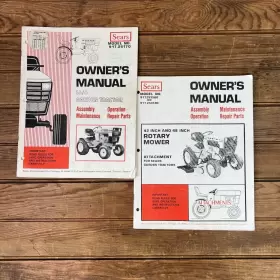 917.2517 SEARS Garden Owners Manual Rotary Mower