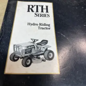 1707658 SIMPLICITY Rth Riding Tractor Operators Manual #2