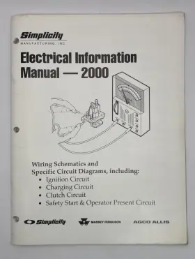 200073 SIMPLICITY Electrical Manual Massey Ferguson Agco