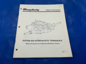 TP-1132 SIMPLICITY Eaton Hydrostatic Transaxle Garden Tractor
