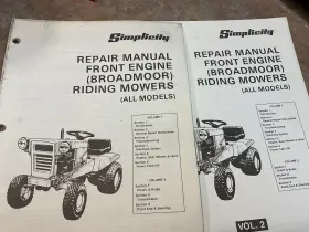 TP-569A SIMPLICITY Front Engine Broadmoor Repair Manual Vol