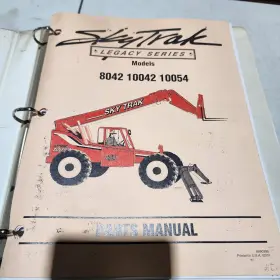 8990187 SKYTRAK Telehandler Forklift Mover Manual Book #2