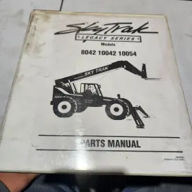 8990187 SKYTRAK Telehandler Forklift Mover Manual Book
