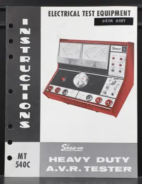 SB-276 SNAP-ON Electrical Tester Owners Manual